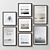 Versatile Collection of 7 Picture Frames 3D model small image 3