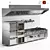 Apach Restaurant Equipment 3D model small image 1