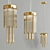 PHARO Brass Pendant Lamp - Luxurious Lighting. 3D model small image 1