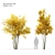 Autumn Bliss: Two Majestic Trees 3D model small image 1