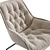 Modern DM Armchair KAZA: Comfortable Elegance 3D model small image 2