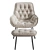 Modern DM Armchair KAZA: Comfortable Elegance 3D model small image 3