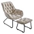 Modern DM Armchair KAZA: Comfortable Elegance 3D model small image 6