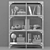 FJELLBO Black Shelf - Stylish and Functional Storage Solution 3D model small image 3