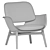 Elegant Martha Chair: Timeless Comfort 3D model small image 5