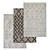 Luxury Rug Set with High-Quality Textures 3D model small image 1