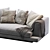 Luxurious Maxalto Aurae Sofa 3D model small image 3