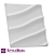 Wave 3D Gypsum Panel - StyleBerg 3D model small image 1