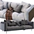 Modern Living Divani Rodwood Sofa 3D model small image 5