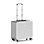 TUPLUS S2: Stylish Aluminum Carry-On 3D model small image 2