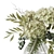 Vibrant Green Hydrangea Bouquet 3D model small image 2