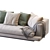 Maxalto Aurae Sofa | Luxurious & Stylish 3D model small image 4