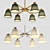 Natura A 8-Lamp Designer Chandelier 3D model small image 4