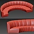 Luxury Modular Sofa: Lando Eichholtz 3D model small image 3