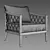 Comfort and Style: GREYSTONE Aluminum Lounge Chair 3D model small image 3