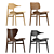 NORR11 Dining Set: OKU Table with Buffalo, Elefant, and NY11 Chairs 3D model small image 3