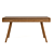 Sleek Bamboo Writing Desk 3D model small image 1