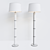 Sleek Elegance: Upper Fifth Floor Lamp 3D model small image 8