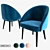 Eva Chair: Modern Elegance for Your Space 3D model small image 2