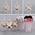 Sweet Delights: Candy Jars & Meringues 3D model small image 1