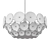  Modern Glass Disc Chandelier 3D model small image 2