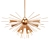 Modern Sputnik Chandelier: Illuminate Your Space 3D model small image 1