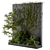 Verdant Oasis: Outdoor Ivy Green Wall 3D model small image 1