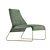 Sleek Modern Chair 3D model small image 4