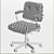 Alefjall Ergonomic Office Chair 3D model small image 4