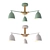 Scandinavian Chandelier NOA: Elegant Lighting Solution 3D model small image 5