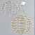 Elegant LED Pendant Light 3D model small image 1