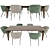 Elevate Your Dining Experience: Minotti Penthouse Table & Nora Chair 1530 3D model small image 2