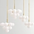 Elegant Grape LED Chandelier 3D model small image 1