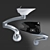 Pietranera Washmaster Shampoo Unit & Oakworks Clodagh Libra Spa Bed: Ultimate Hair & Spa Luxury 3D model small image 3