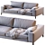 Luxury Hamptons Casamilano Sofa 3D model small image 1