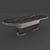 Marble and Gold Luxury Table 3D model small image 3