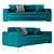 FELIS Nixon: The Perfect Sofa bed 3D model small image 1