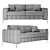 FELIS Nixon: The Perfect Sofa bed 3D model small image 3