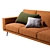 Retro-inspired BoConcept Carlton Sofa 3D model small image 2