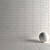 Suite Bianco Concrete Wall Tiles Set 3D model small image 4