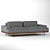 Riviera Dream Sofa - Luxury at Its Finest 3D model small image 1