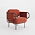 Nautical Charm: Nave Armchair 3D model small image 1