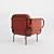 Nautical Charm: Nave Armchair 3D model small image 3