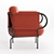 Nautical Charm: Nave Armchair 3D model small image 7