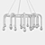 Elegant Crystal Chandelier 3D model small image 2