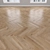 Title: Parquet Oak: Herringbone, Linear, Chevron 3D model small image 3