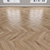 Title: Parquet Oak: Herringbone, Linear, Chevron 3D model small image 4