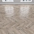 Oak Parquet: Herringbone, Linear, Chevron 3D model small image 4