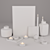 Chic H&M Home Décor Set 3D model small image 2