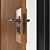 Elegant Entry Doors - Versatile Design 3D model small image 3